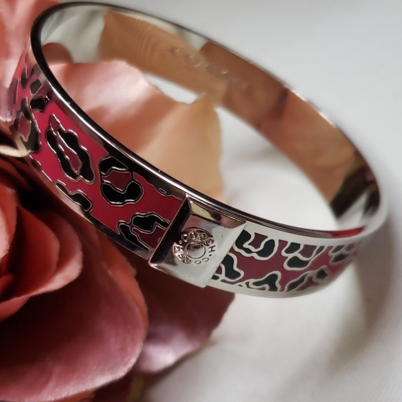 Coach Jewelry - Coach Pink Cheetah Bracelet